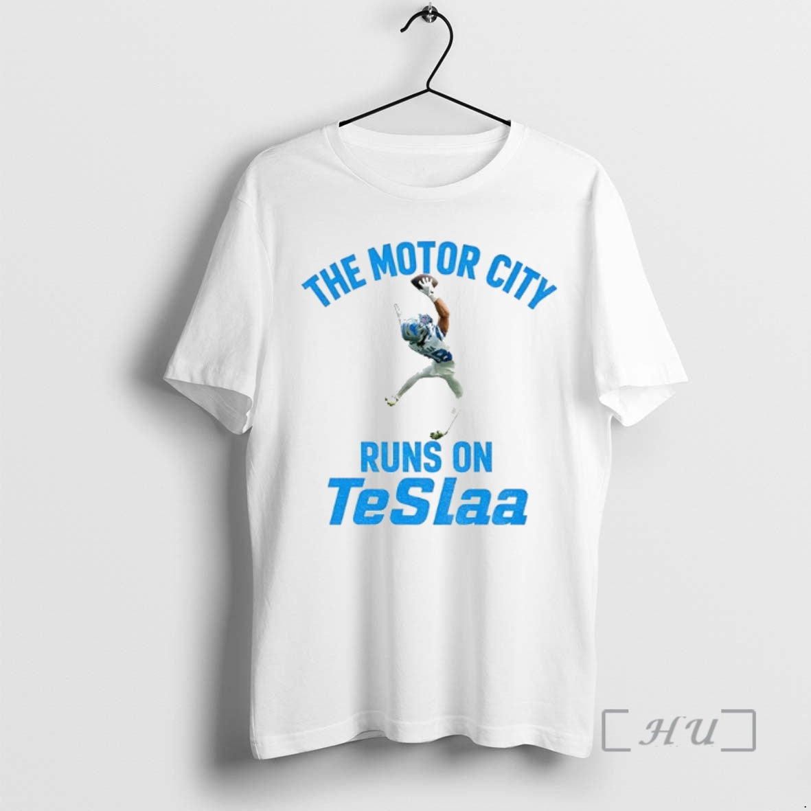 Officials The Motor City Runs On Teslaa Detroit Lions T-Shirts, Hoodie, Sweatshirt | InkNestWear.com
