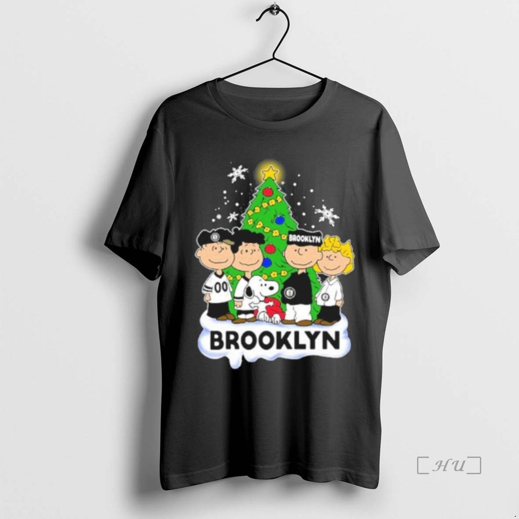 Officials The Peanuts Brooklyn Nets Merry Christmas T-Shirts, Hoodie, Sweatshirt | InkNestWear.com
