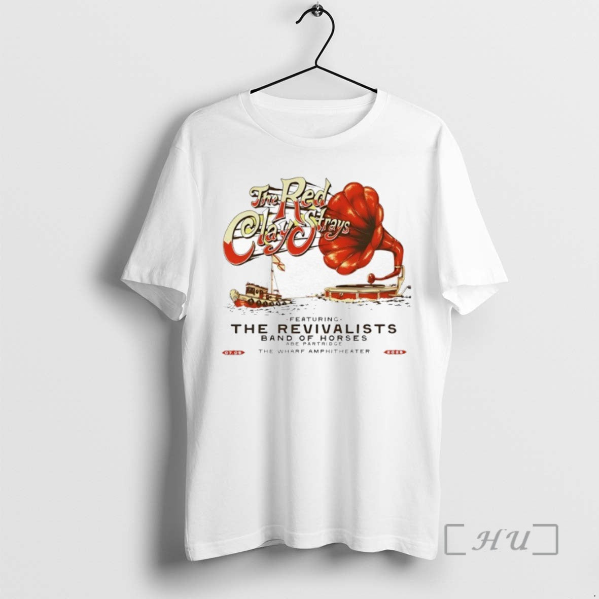 Officials The Red Clay Strays Tour 2025 The Revivalists Band Of Horses T Shirts Sweater