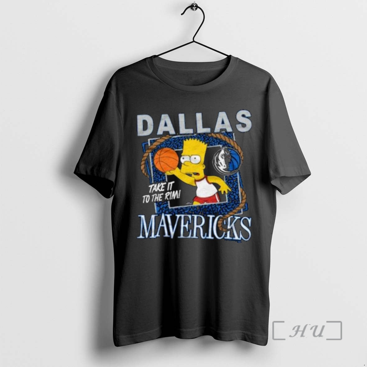 Officials The Simpsons Bart X Dallas Mavericks Circle Black T-Shirts, Hoodie, Sweatshirt | InkNestWear.com