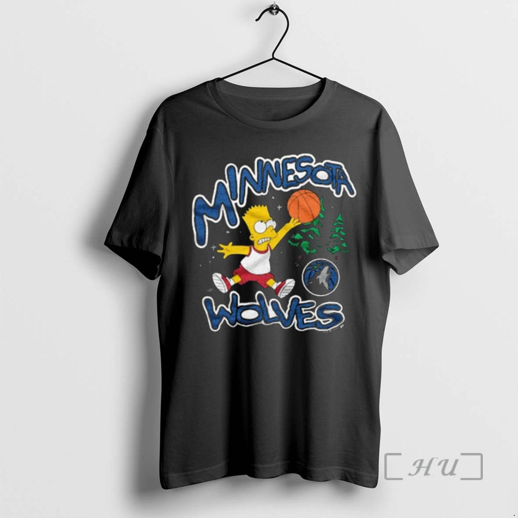 Officials The Simpsons Bart X Minnesota Timberwolves T-Shirts, Hoodie, Sweatshirt | InkNestWear.com