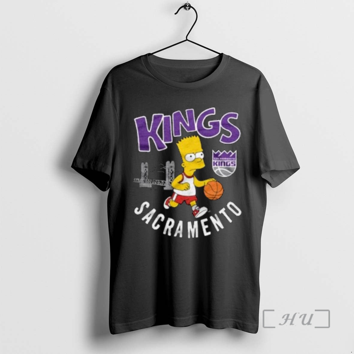 Officials The Simpsons Bart X Sacramento Kings Circle Black T-Shirts, Hoodie, Sweatshirt | InkNestWear.com
