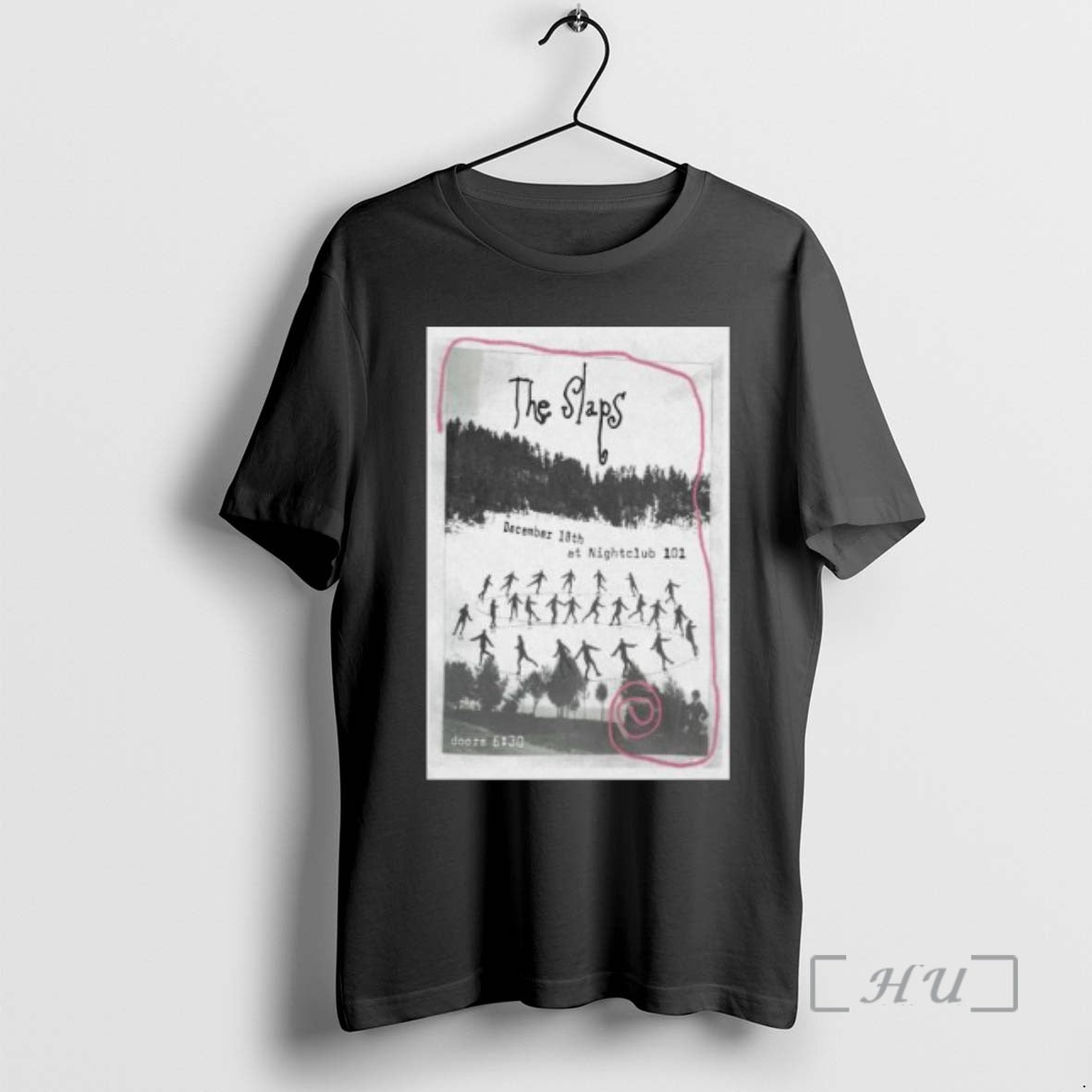 Officials The Slaps Night Club 101 Dec 18 2025 Show Circle Black Premium T Shirts Hoodie, Sweatshirt | InkNestWear.com