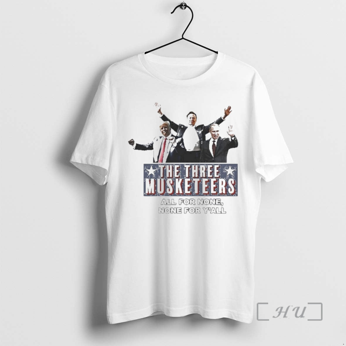 Officials The Three Musketeers All For None None For Yall Anti Trump Premium T Shirts Hoodie, Sweatshirt | InkNestWear.com