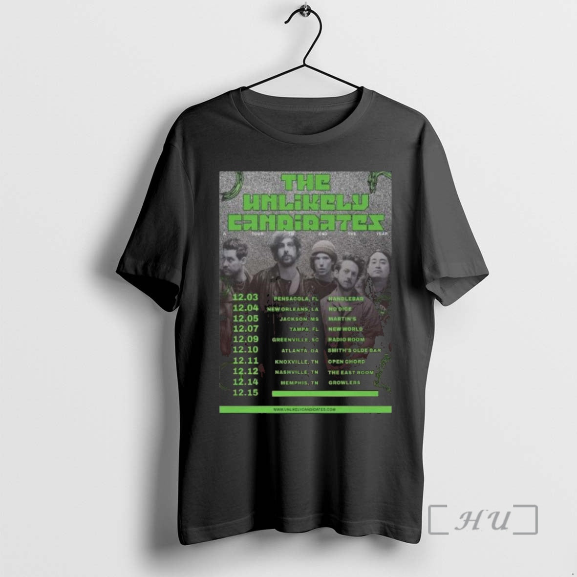 Officials The Unlikely Candidates December Shows 2025 T-Shirts, Hoodie, Sweatshirt | InkNestWear.com