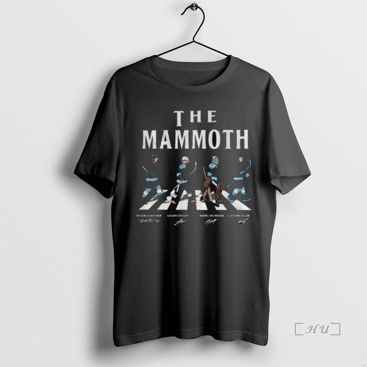 Officials The Utah Mammoth Hockey Nhl Dylan Guenther Logan Cooley Karel Vejmelka Clayton Keller Abbey T-Shirts, Hoodie,...