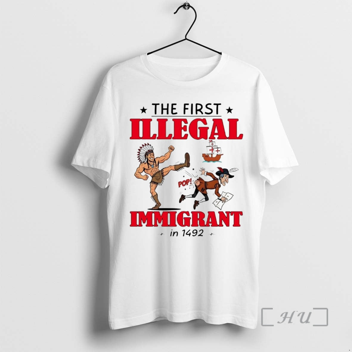 Officials The First Illegal Immigrant In 1492 T-Shirts, Hoodie, Sweatshirt | InkNestWear.com