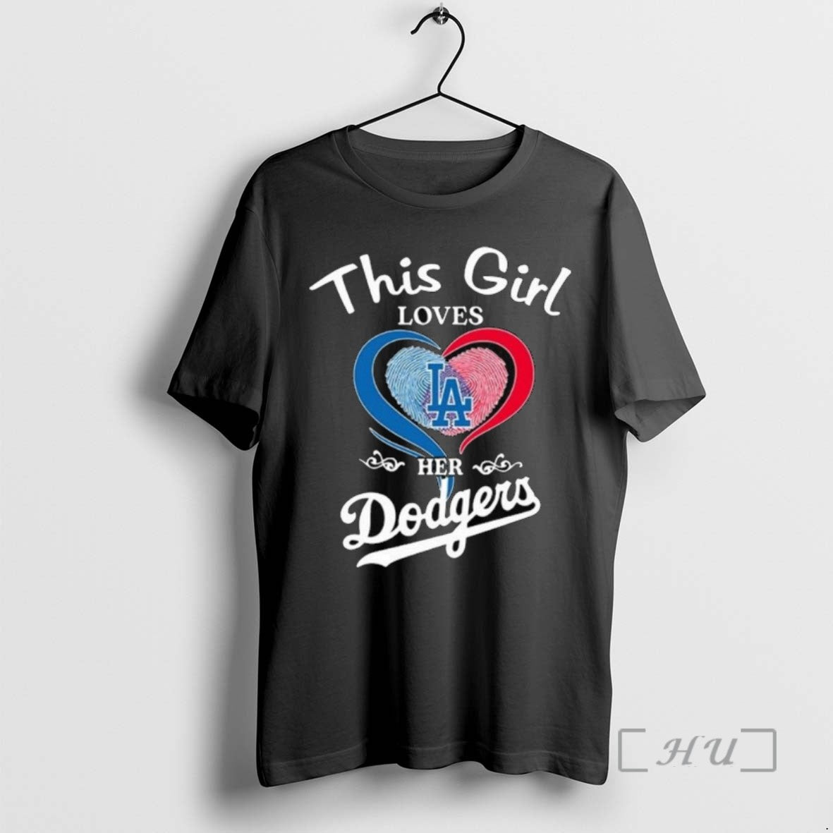 Officials This Girl Loves Her Los Angeles Dodgers 2025 Long Sleve Shirts Sweater