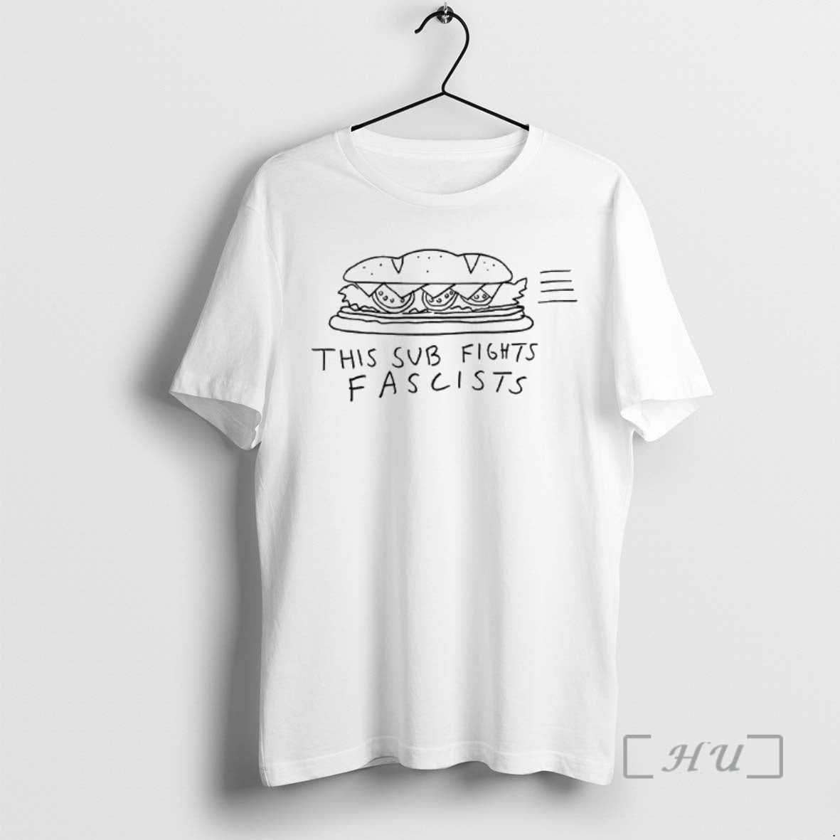 Officials This Sub Fights Fascists Funny Parody Sandwich T-Shirts, Hoodie, Sweatshirt | InkNestWear.com
