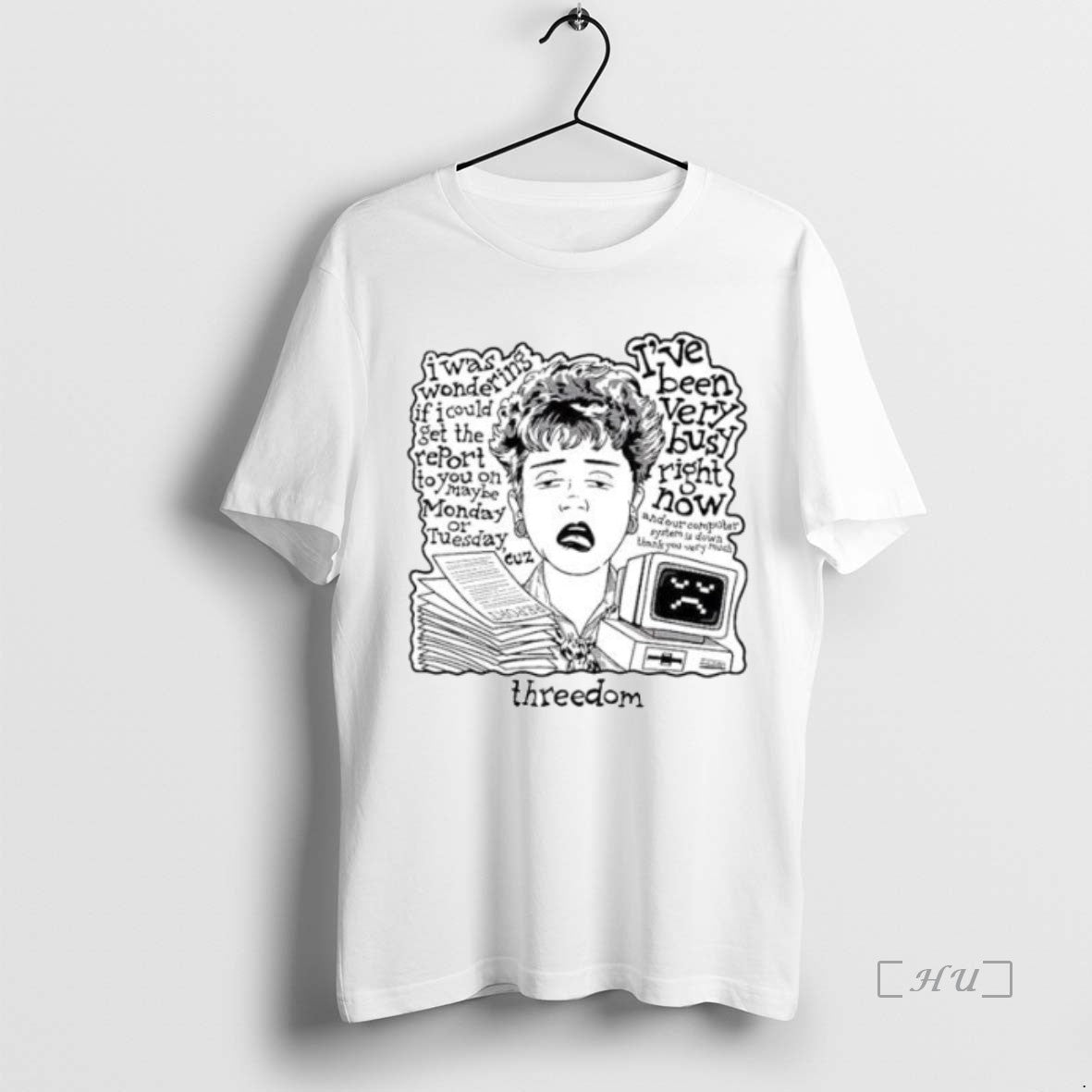 Officials Threedom Corporate Lady Circle White T-Shirts, Hoodie, Sweatshirt | InkNestWear.com