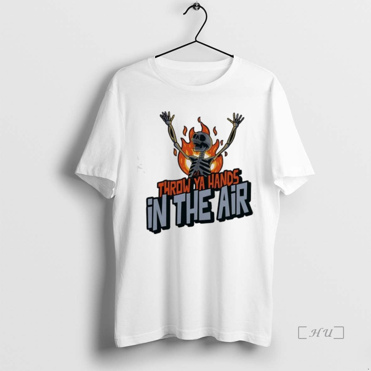 Officials Throw Ya Hands In The Air Rock Concert Skeleton T-Shirts, Hoodie, Sweatshirt | InkNestWear.com