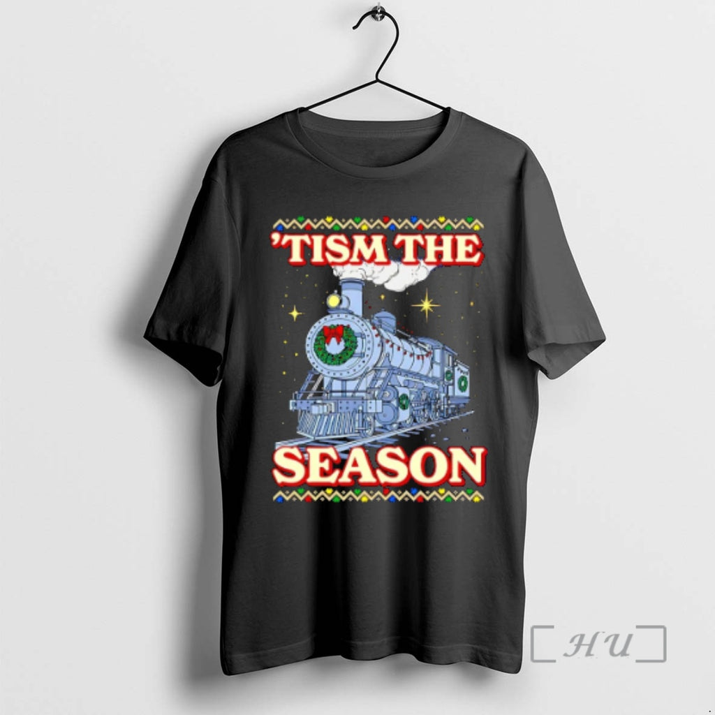 Officials Tism The Season Train Ugly Christmas T-Shirts, Hoodie, Sweatshirt | InkNestWear.com