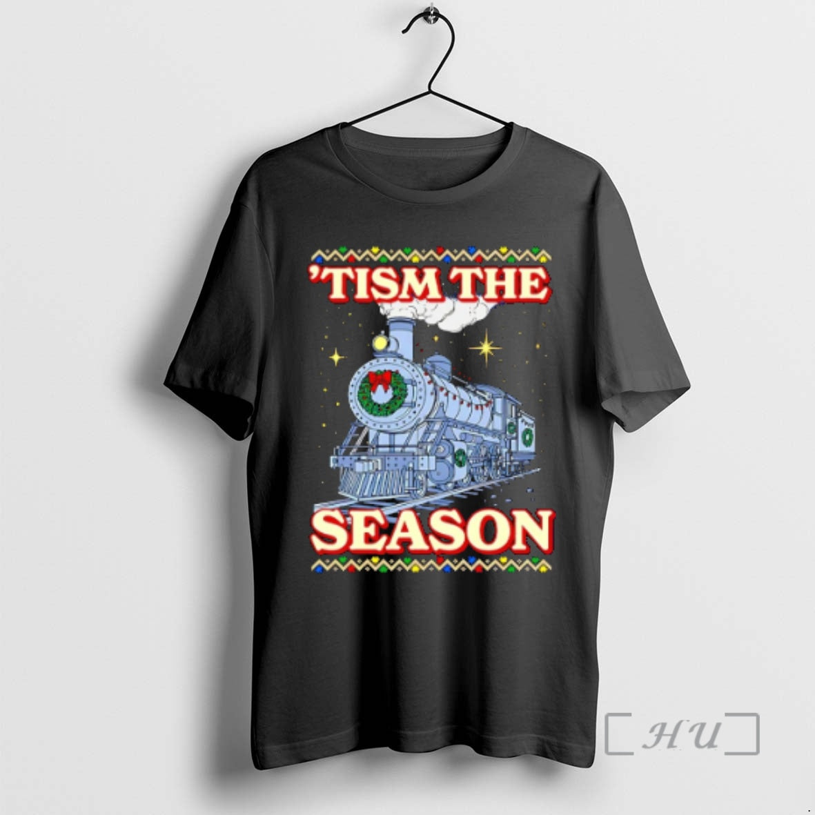Officials Tism The Season Train Ugly Christmas T-Shirts, Hoodie, Sweatshirt | InkNestWear.com