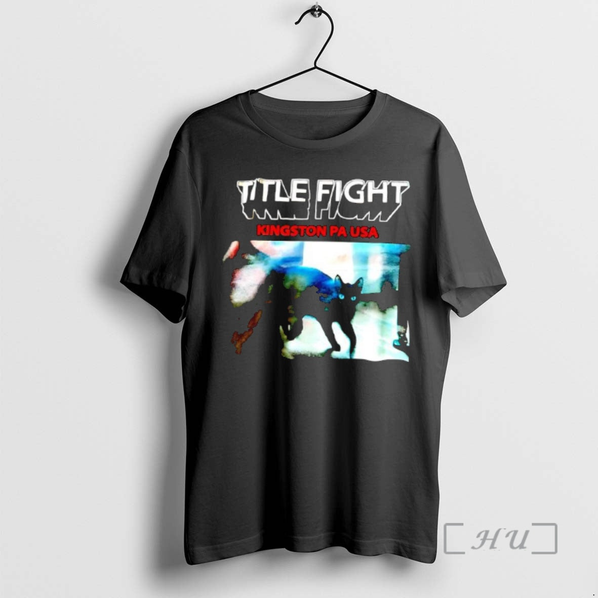 Officials Title Fight Kingston Pa Usa Band Cat T-Shirts, Hoodie, Sweatshirt | InkNestWear.com