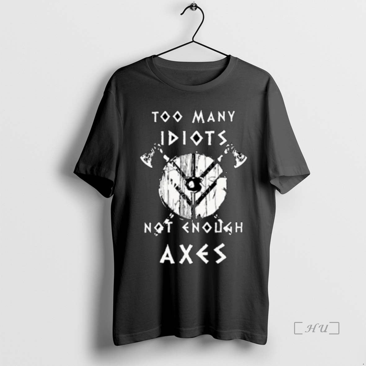 Officials Too Many Idiots Not Enough Axes Circle Black T-Shirts, Hoodie, Sweatshirt | InkNestWear.com