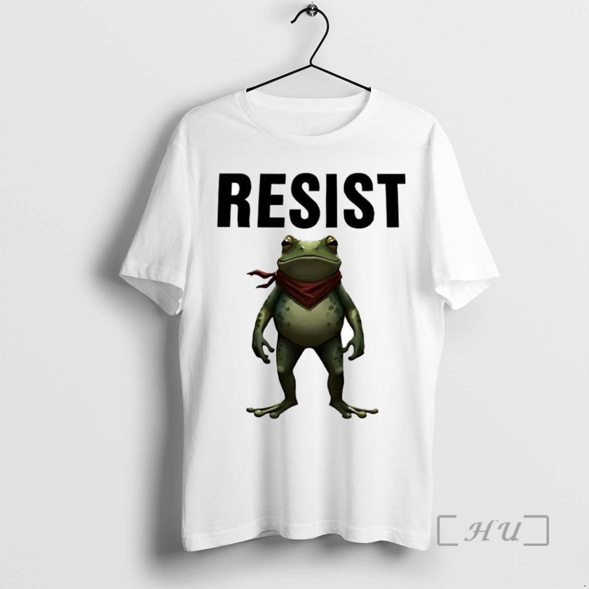 Officials Top Resist Red Bandana Frog T Shirt Sweater