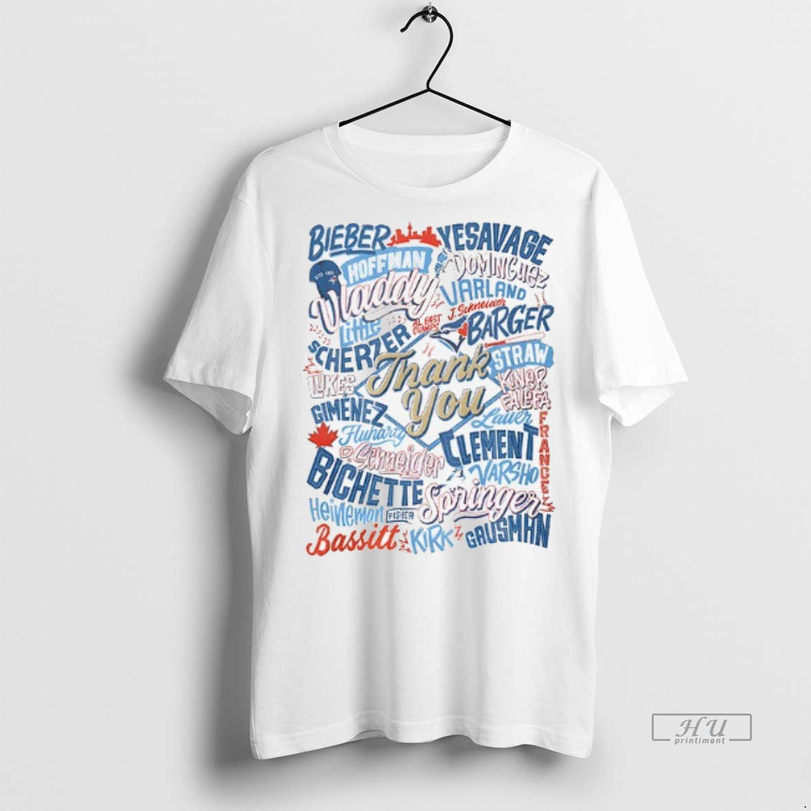 Officials Toronto Blue Jays Mlb Baseball All Names Players Bieber Yesavage Vladdy Varland Thank You T-Shirts, Hoodie,...