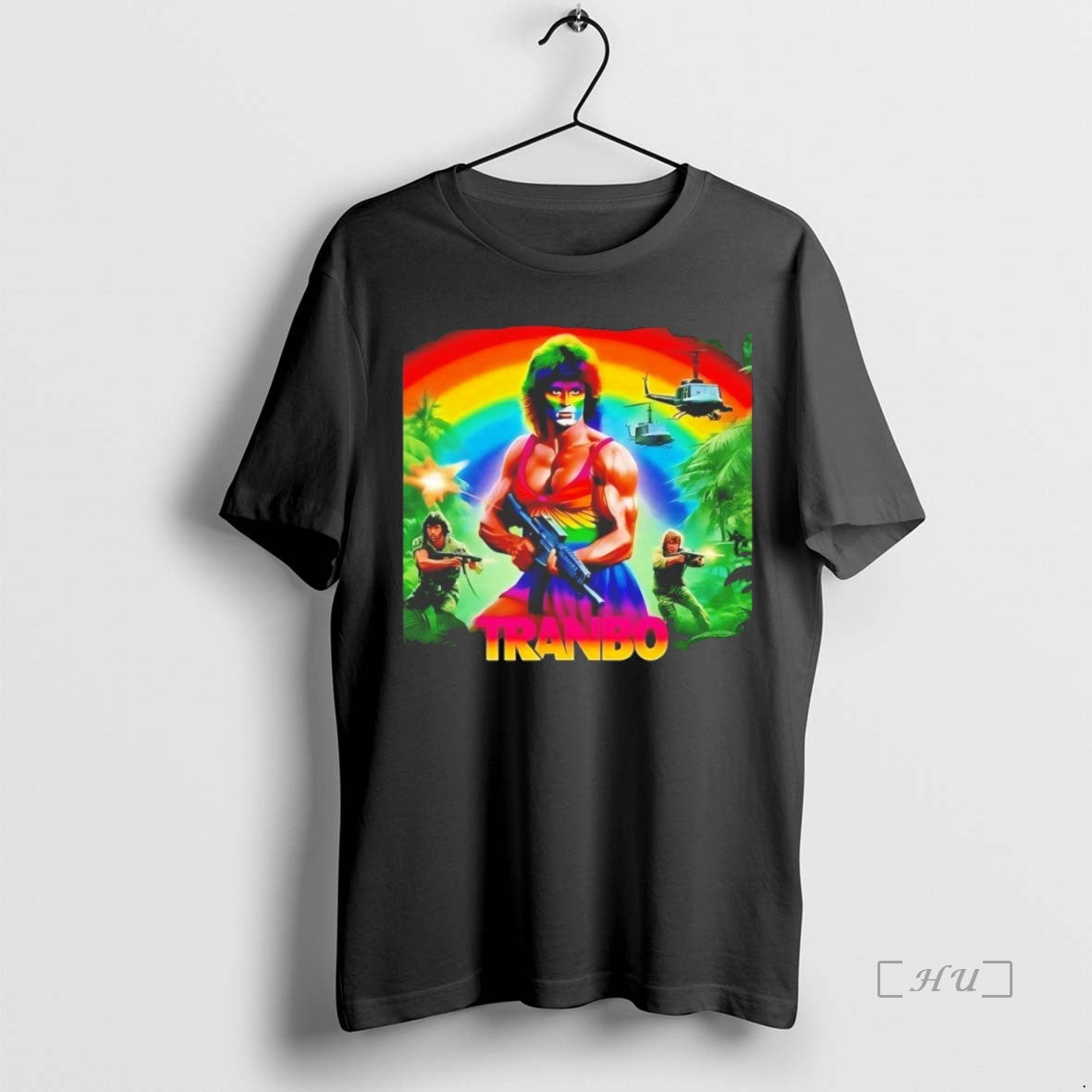 Officials Tranbo Rambo Pride Rainbow T-Shirts, Hoodie, Sweatshirt | InkNestWear.com