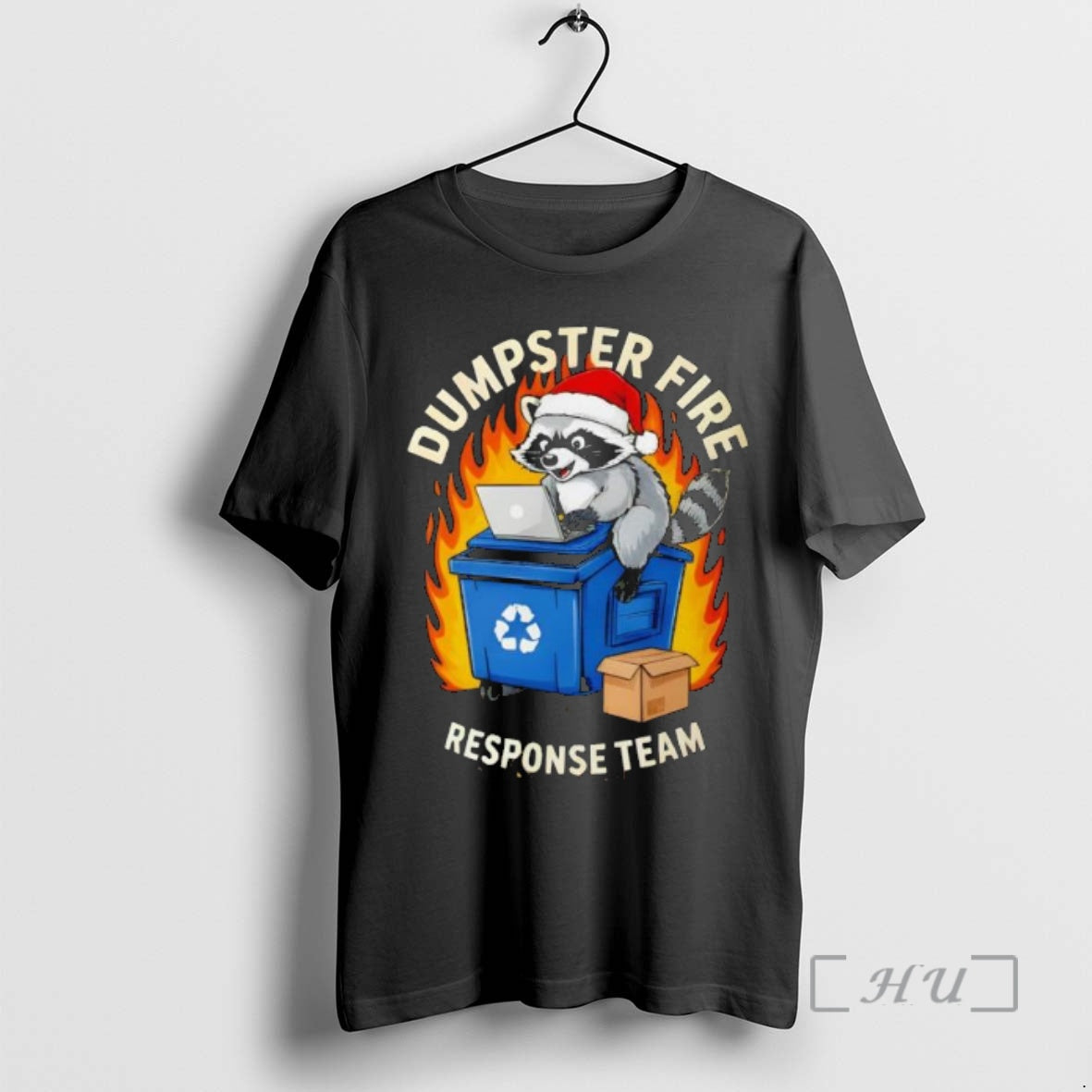 Officials Trash Panda Dumpster Fire Response Team Ugly Christmas T-Shirts, Hoodie, Sweatshirt | InkNestWear.com