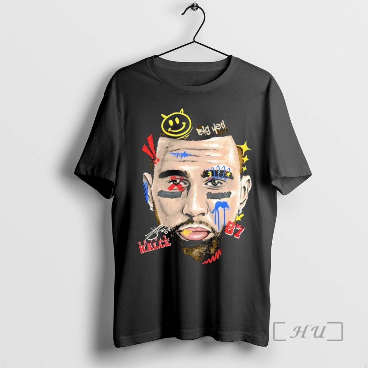 Officials Travis Kelce Big Yeti Portrait T-Shirts, Hoodie, Sweatshirt | InkNestWear.com