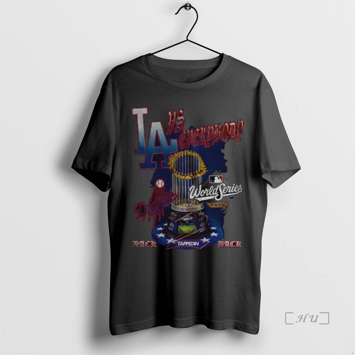 Officials Trophy Los Angeles Dodgers Tappedin Mlb Baseball Back 2 Back World Series Champions 2025 T-Shirts, Hoodie,...