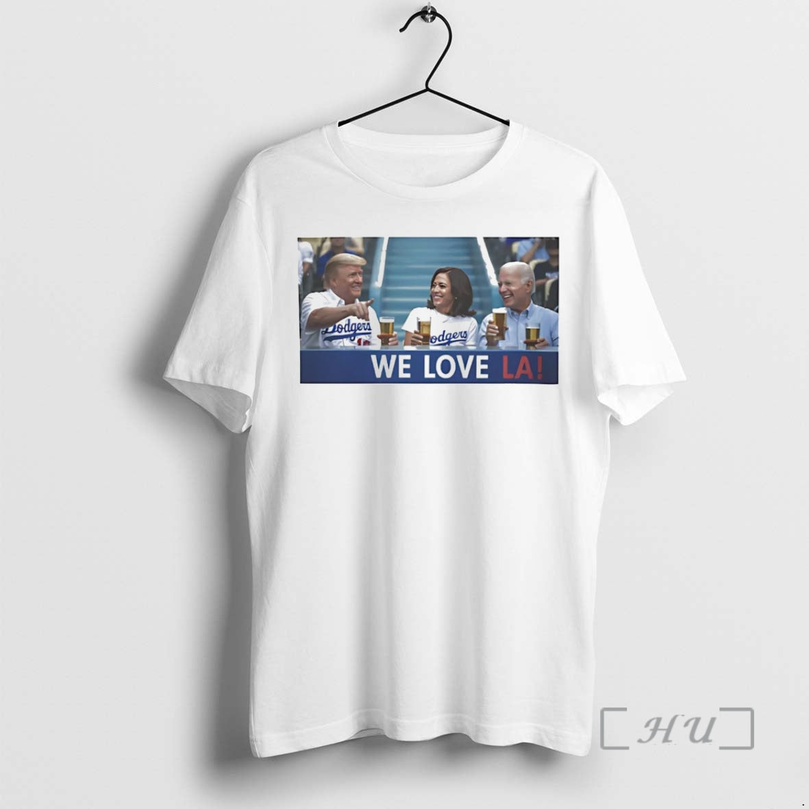 Officials Trump Biden Kamala We Love La Dodgers T-Shirts, Hoodie, Sweatshirt | InkNestWear.com