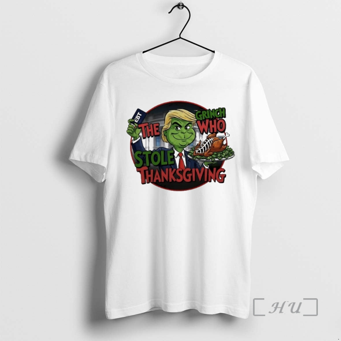 Officials Trump Ebt X The Grinch Who Stole Thanksgiving T-Shirts, Hoodie, Sweatshirt | InkNestWear.com