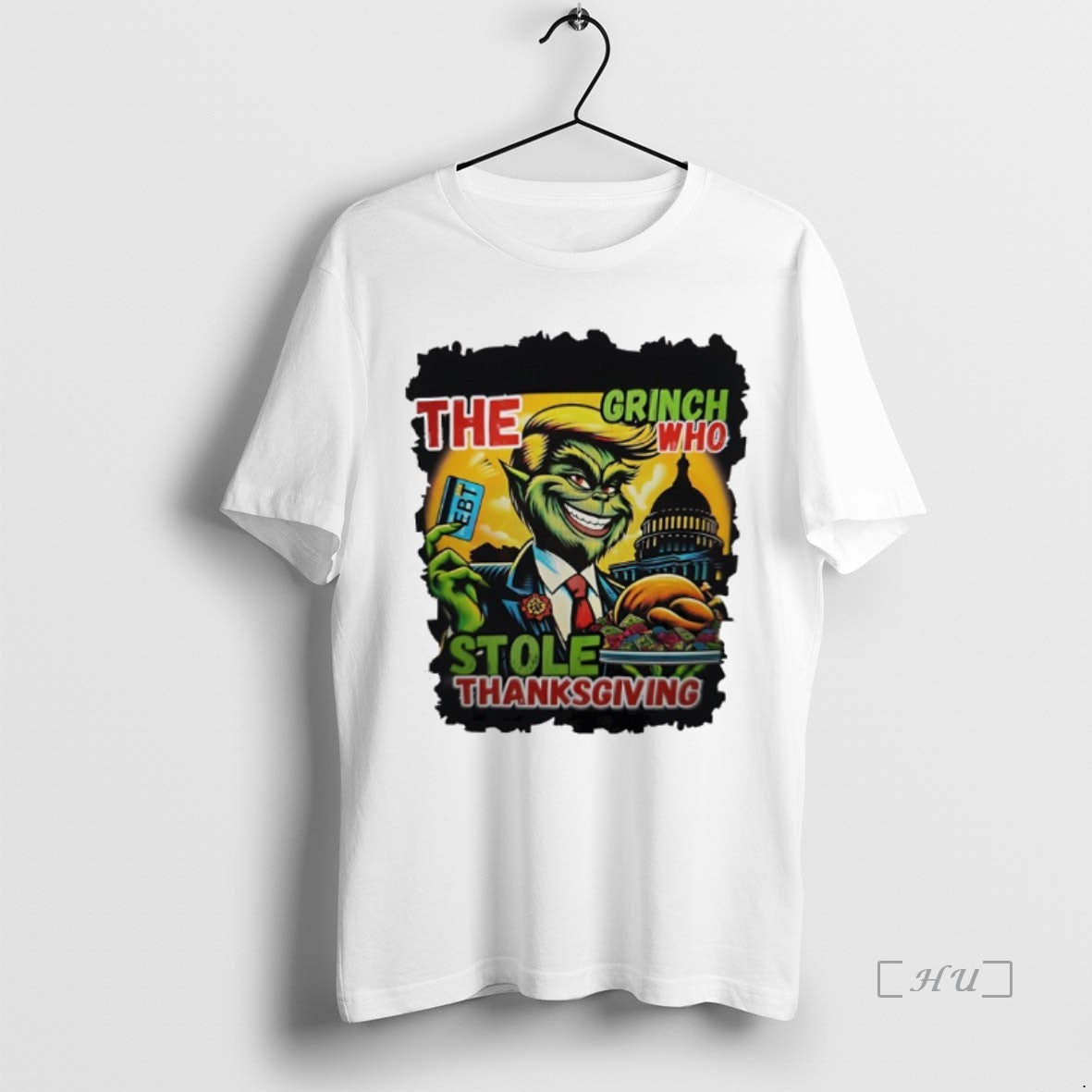 Officials Trump The Grinch Turkey Who Stole Thanksgiving Ebt Funny T-Shirts, Hoodie, Sweatshirt | InkNestWear.com