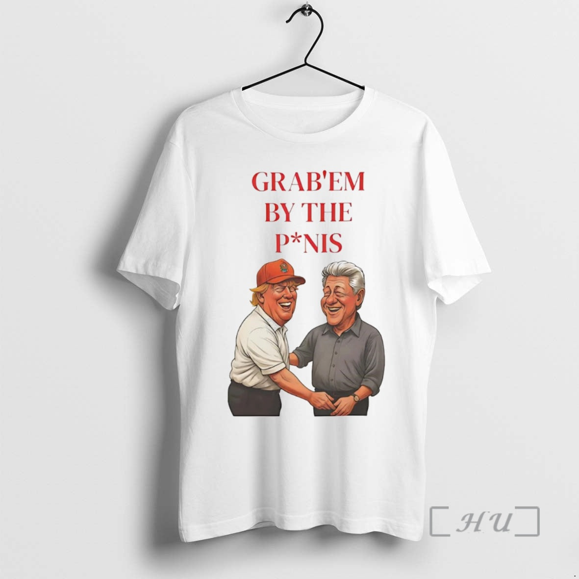 Officials Trump And Bill Clinton Grab Em By The Penis T-Shirts, Hoodie, Sweatshirt | InkNestWear.com