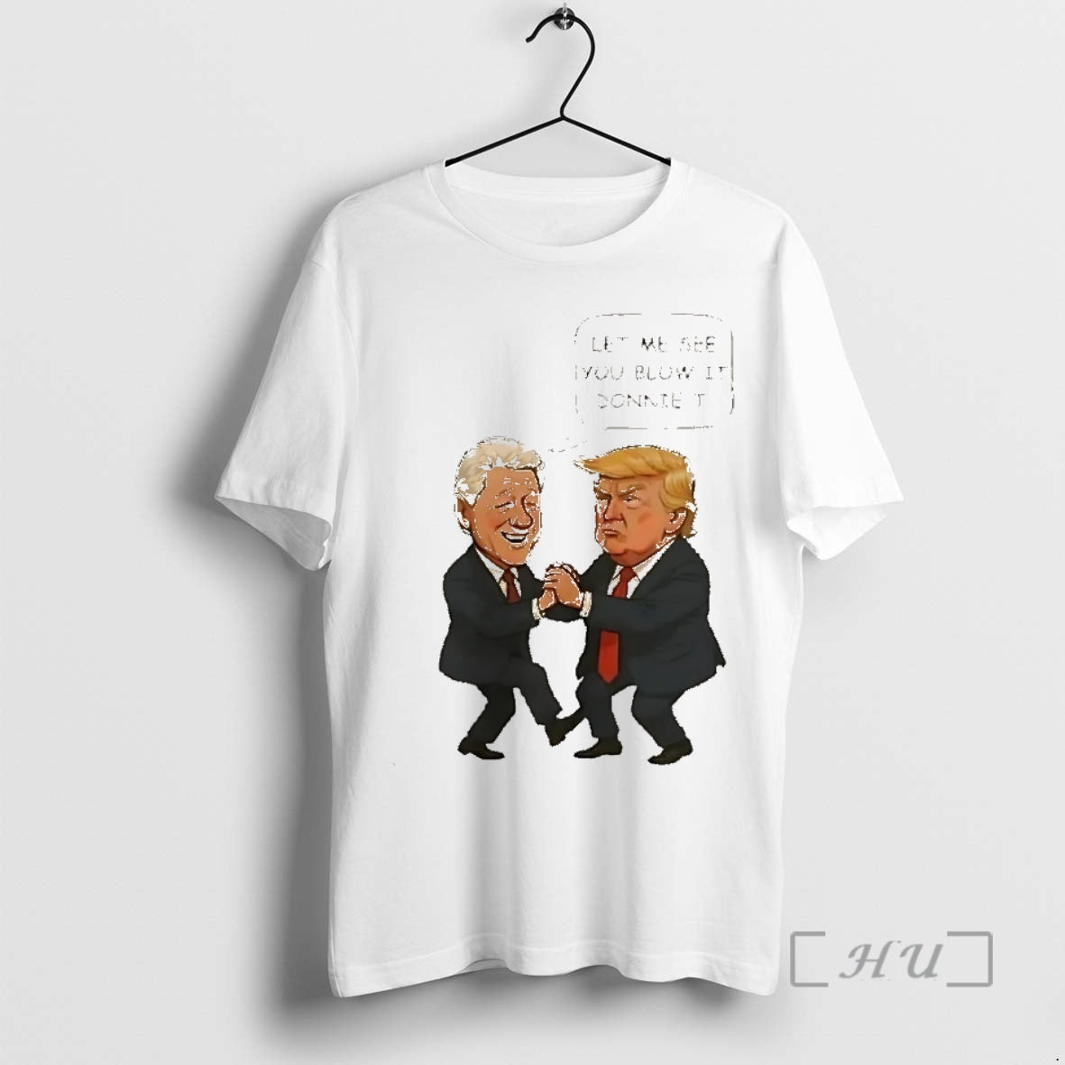 Officials Trump And Bill Clinton Let Me See You Blow It Donnie It 2025 Christmas T-Shirts, Hoodie, Sweatshirt