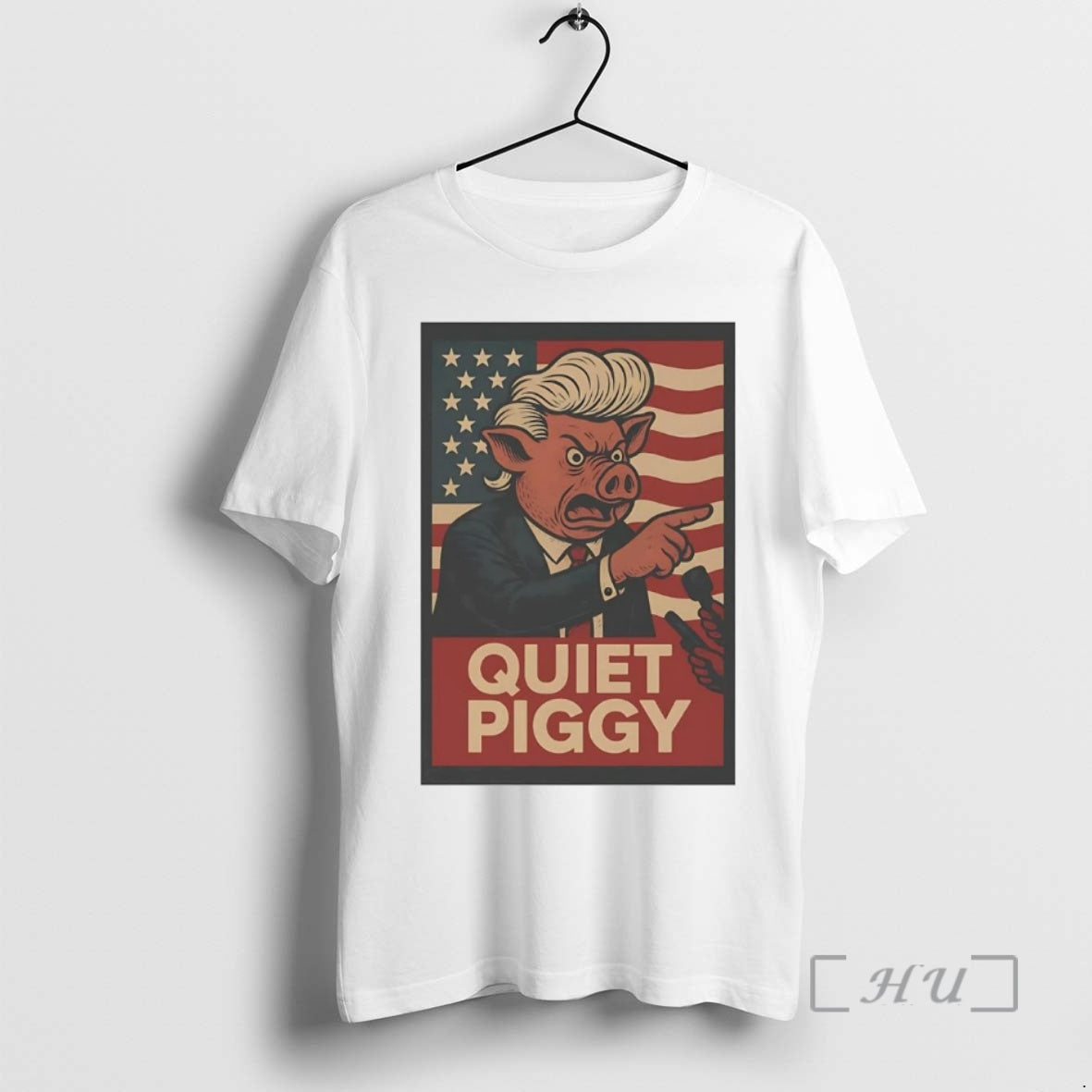 Officials Trump Quiet Piggy Political Satire T-Shirts, Hoodie, Sweatshirt | InkNestWear.com