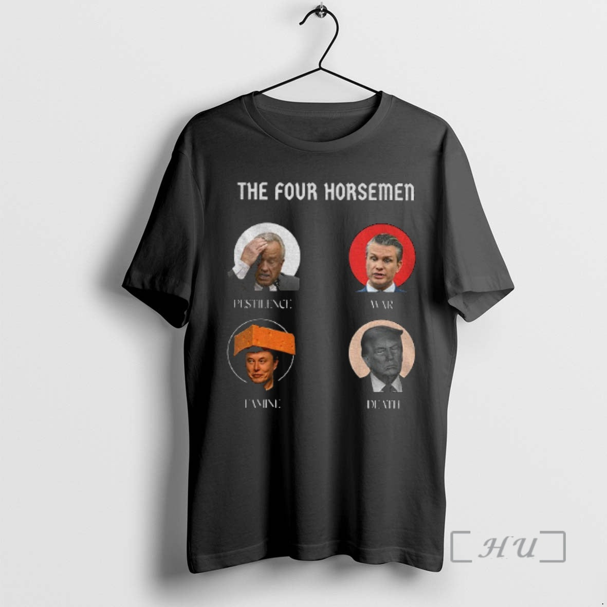 Officials Trump Vs Elon Musk The Four Horsemen Pestilence War Famine Death Premium T Shirts Hoodie, Sweatshirt