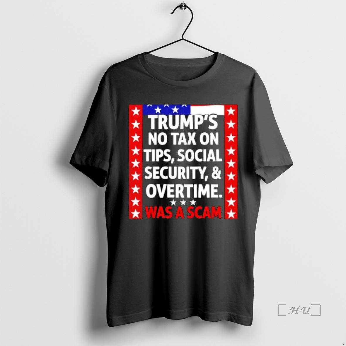 Officials Trumps No Tax On Tips Social Security And Overtime Was A Scam Premium T-Shirts, Hoodie, Sweatshirt