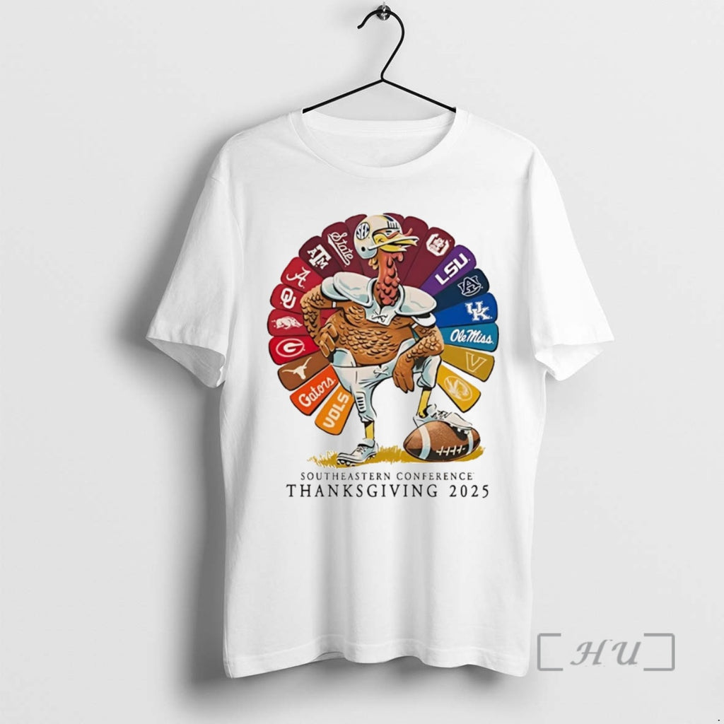 Officials Turkey Southeastern Conference Thanksgiving 2025 T-Shirts, Hoodie, Sweatshirt | InkNestWear.com
