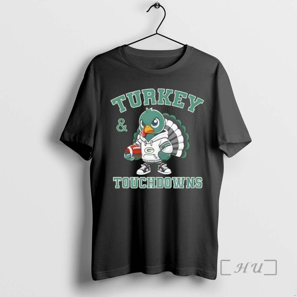 Officials Turkey Touchdowns Green Bay Packers Thanksgiving T-Shirts, Hoodie, Sweatshirt | InkNestWear.com