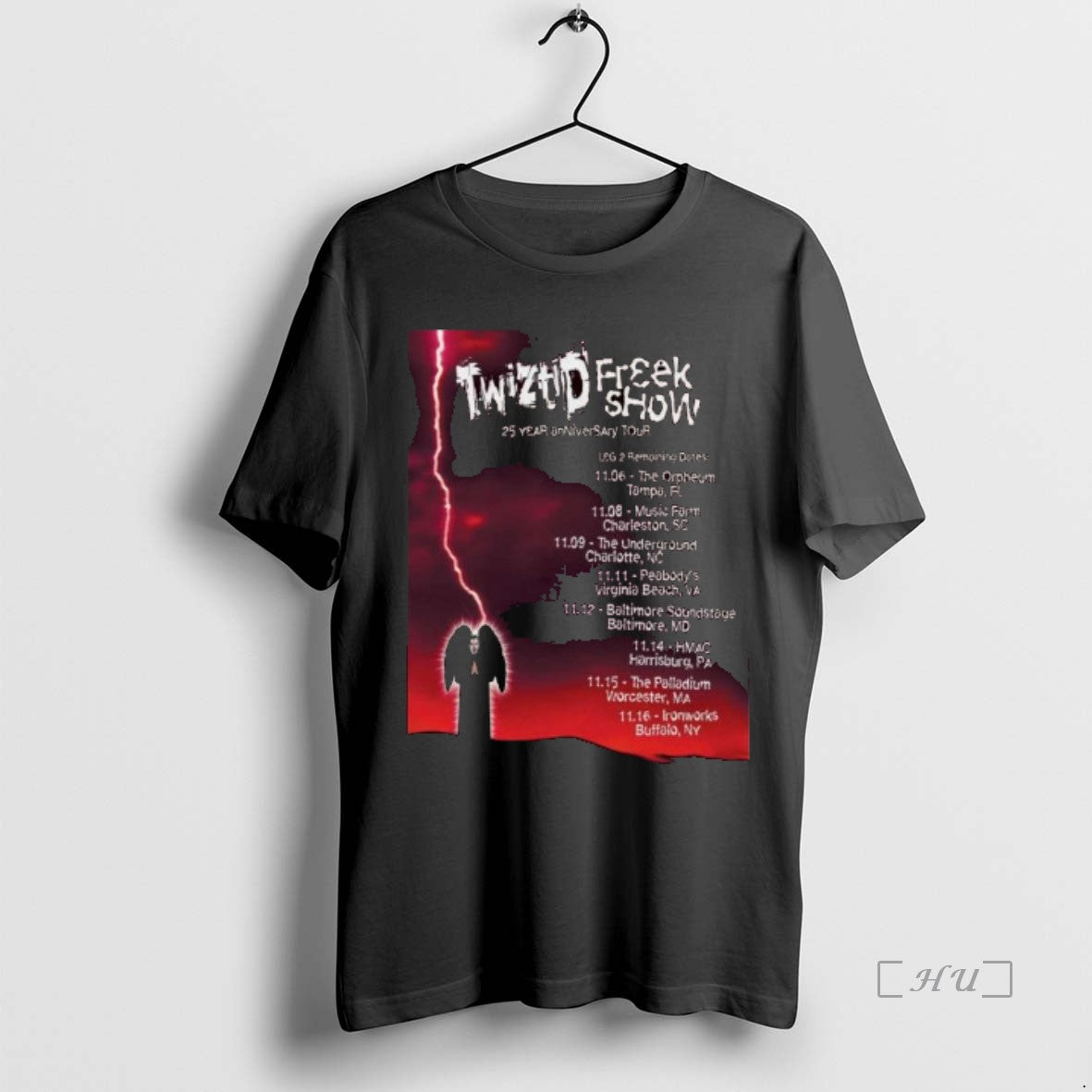 Officials Twiztid Freek Show 25 Year Anniversary Fall Tour 2025 Long Sleve Premium T Shirts Hoodie, Sweatshirt