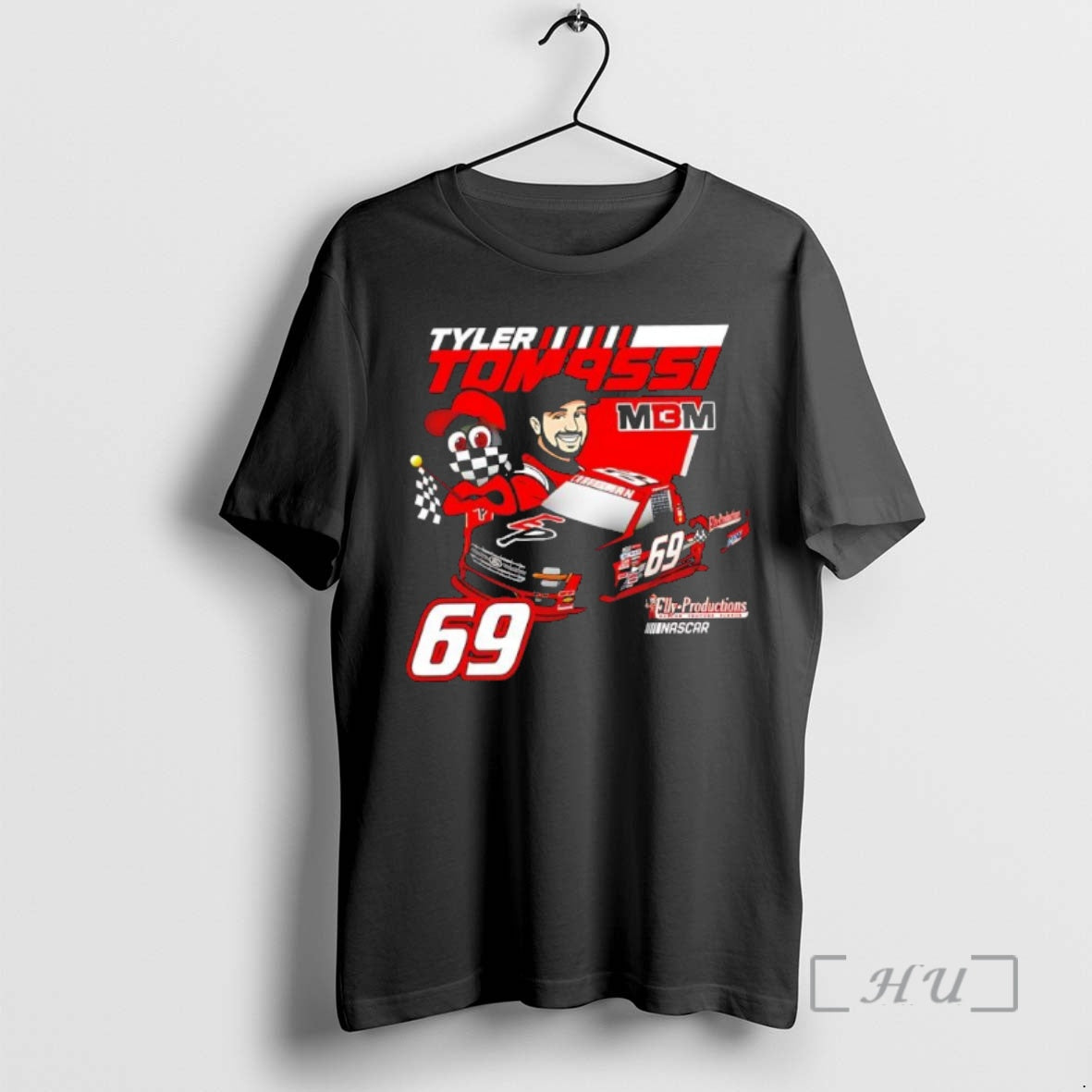 Officials Tyler Tomassi 69 Race Day Cartoon Black T-Shirts, Hoodie, Sweatshirt | InkNestWear.com