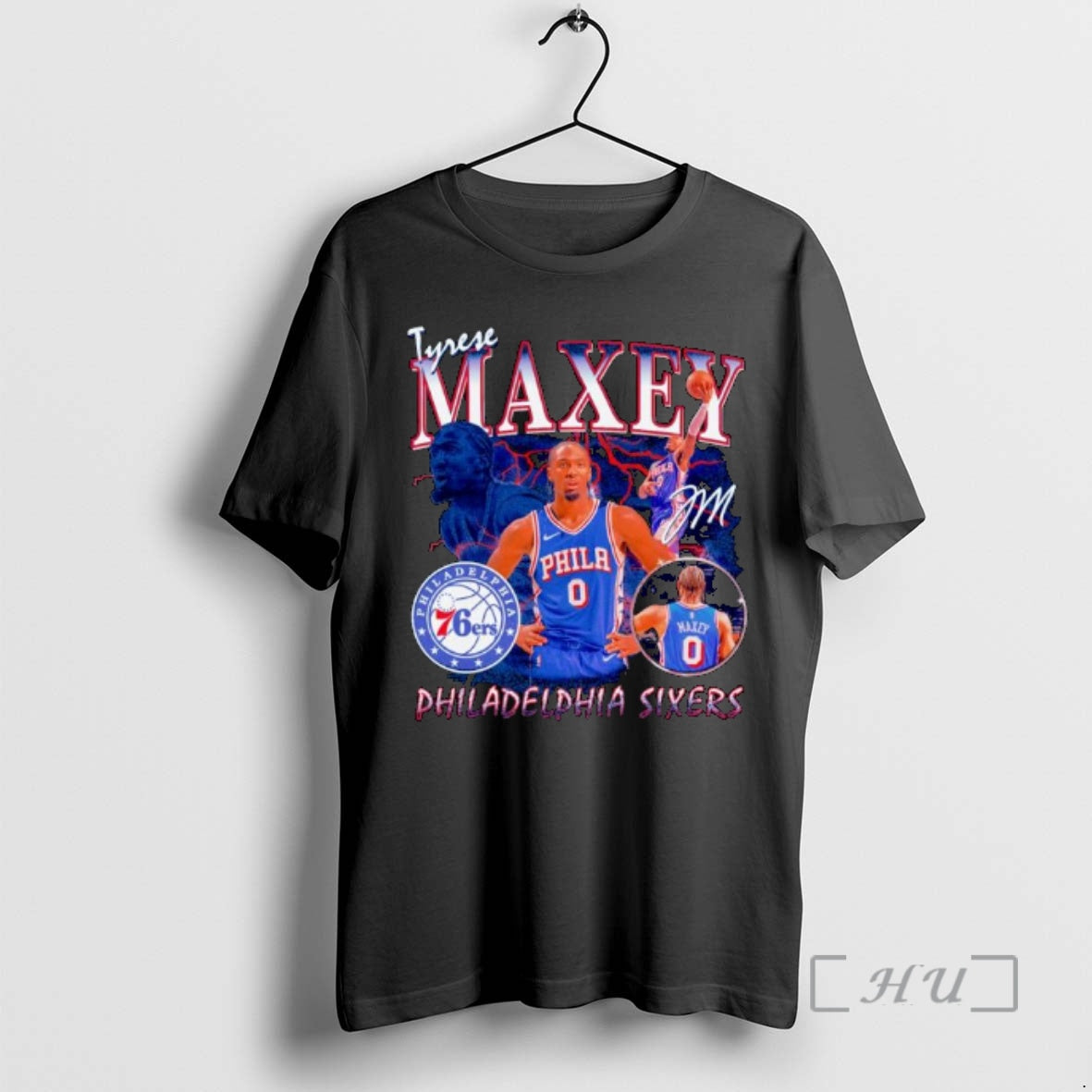 Officials Tyrese Maxey Philadelphia 76ers Nba Player Collage Ornaments T-Shirts, Hoodie, Sweatshirt | InkNestWear.com