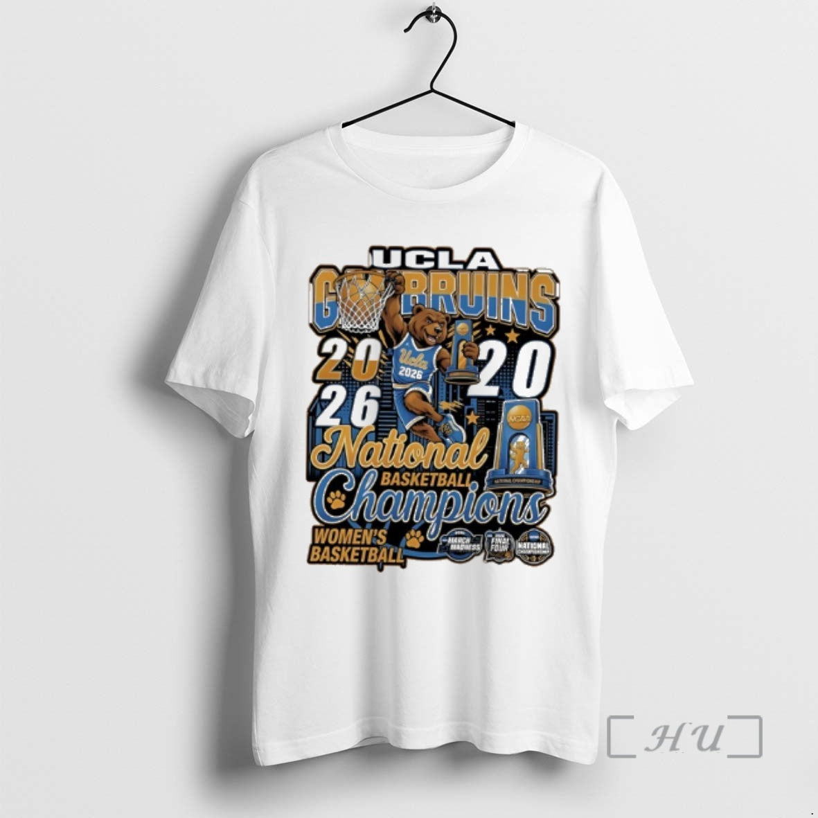 Officials Ucla Bruins National Champions Womens Basketball Mascot Trophy 2026