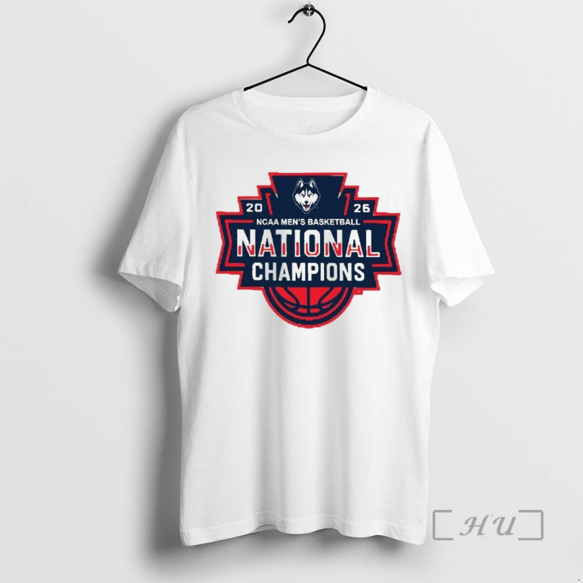 Officials Uconn Huskies 2026 Ncaa Di Mens Basketball National Champions Logo Premium T Shirts Sweater