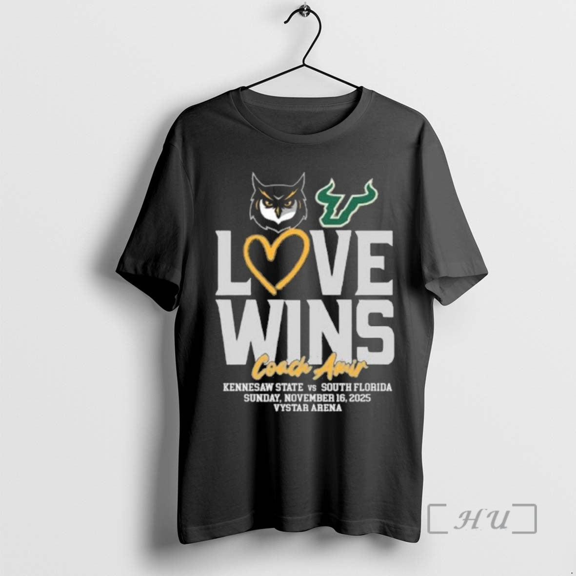 Officials Usf Vs Kennesaw State Basketball Love Wins Coach Amir T-Shirts, Hoodie, Sweatshirt | InkNestWear.com