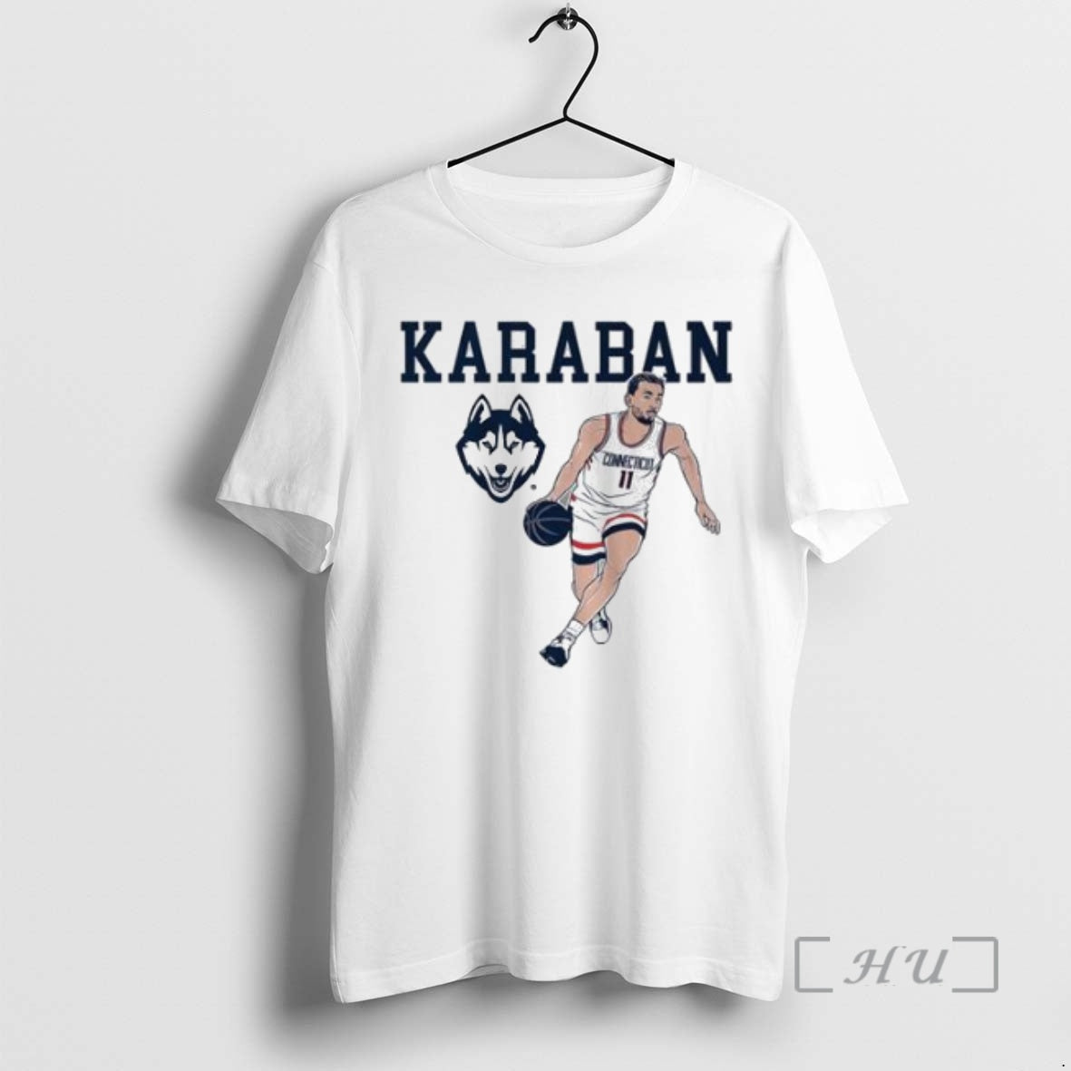 Officials Uconn Basketball Alex Karaban Name Pose Circle White T-Shirts, Hoodie, Sweatshirt | InkNestWear.com