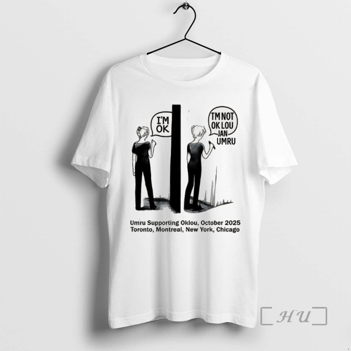 Officials Umru Supporting Oklou October 2025 Toronto Montreal Newtreal New York Chicago T Shirt Sweater
