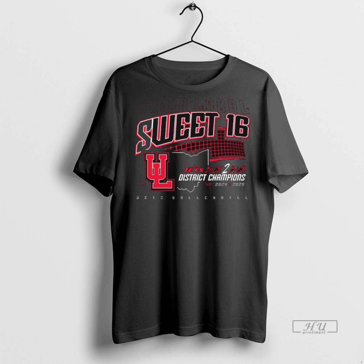 Officials Union Local Volleyball District Champions 2025 Sweet 16 Jets Back 2 Back District Champions T-Shirts, Hoodie,...