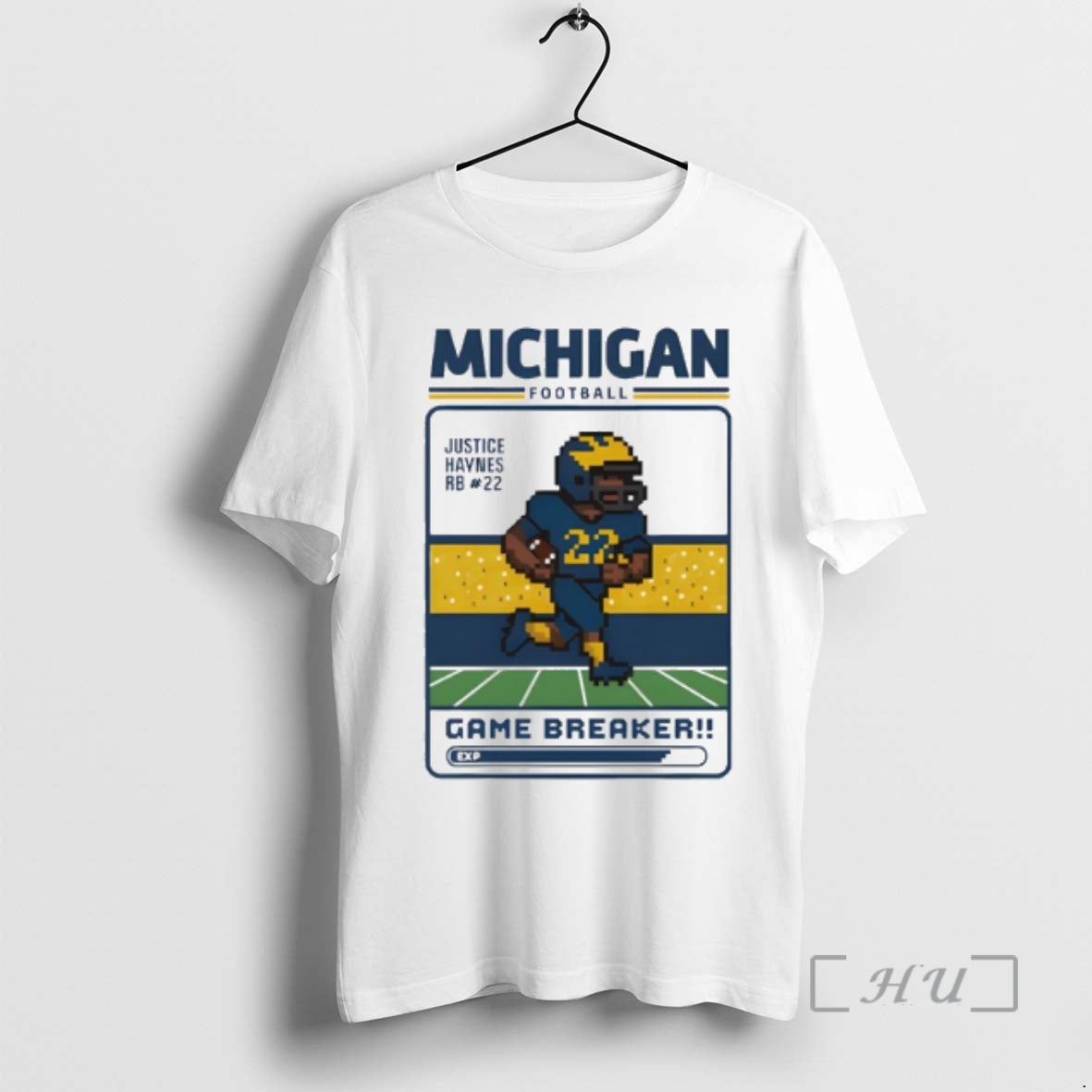 Officials Valiant University Of Michigan Football Justice Haynes Game Breaker T-Shirts, Hoodie, Sweatshirt | InkNestWear.com