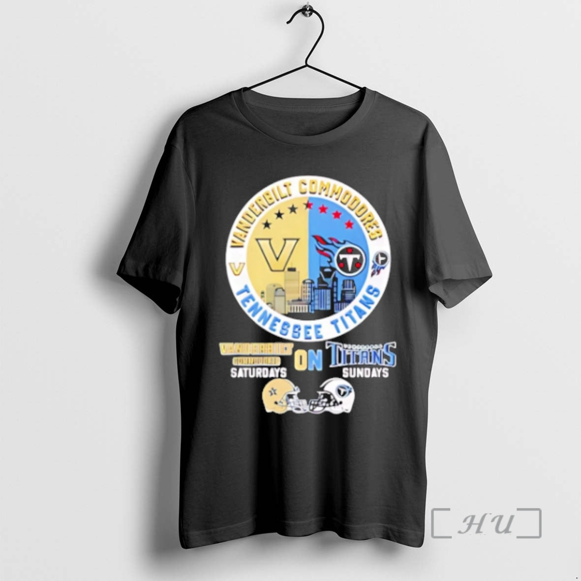 Officials Vanderbilt X Titans Tennessee Saturdays On Sundays T-Shirts, Hoodie, Sweatshirt | InkNestWear.com