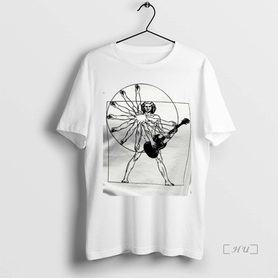 Officials Vitruvian Rockstar Hand In A Circle Vintage Parody T-Shirts, Hoodie, Sweatshirt | InkNestWear.com