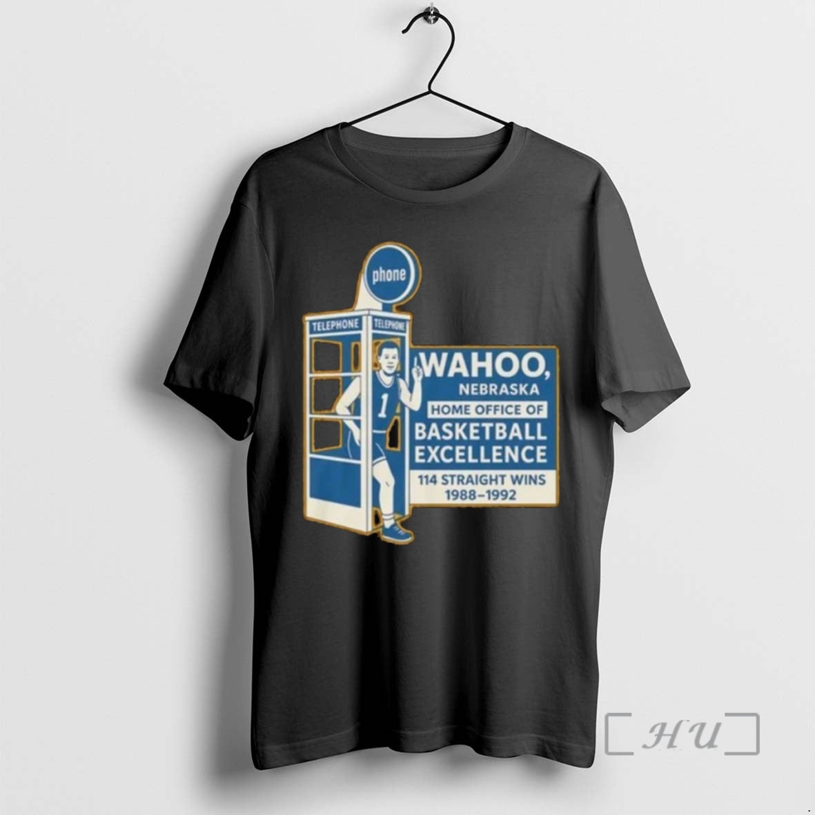 Officials Wahoo Nebraska Home Office Of Basketball Excellence 114 Straight Wins 1988 1992 T-Shirts, Hoodie, Sweatshirt