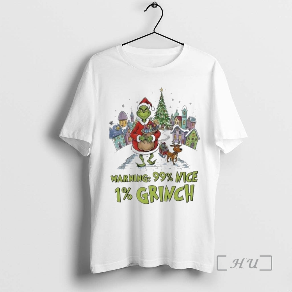 Officials Warning 99 Mice 1 Grinch Christmas T-Shirts, Hoodie, Sweatshirt | InkNestWear.com