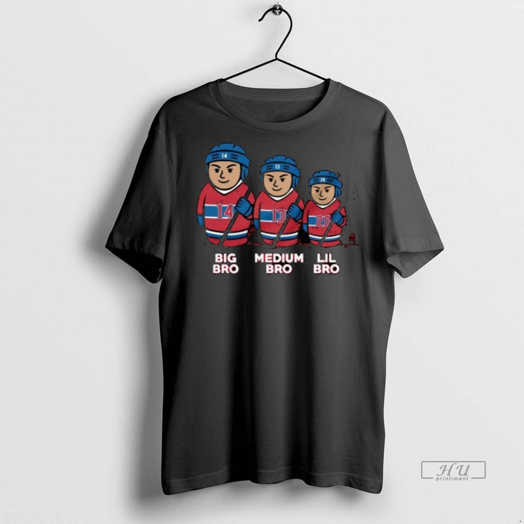 Officials Washington Capitals Montreal Big Bro Medium Bro Lil Bro 3 Bros Premium T-Shirts, Hoodie, Sweatshirt